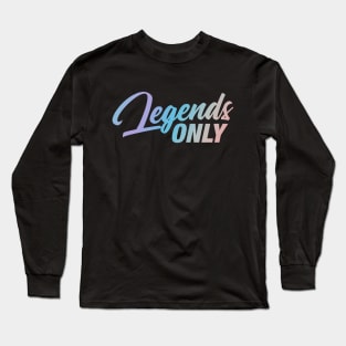 Legends Only Podcast Logo (Cotton Candy) Long Sleeve T-Shirt